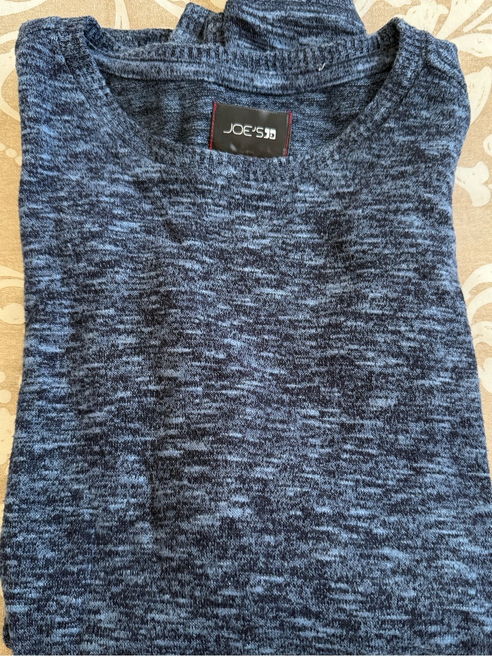 Joe's Jeans Marled Navy Crewneck Sweater